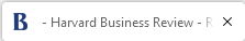 Browser tab with a nonbreaking space